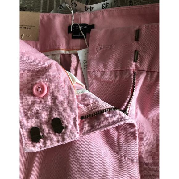 NWT J.CREW Favorite Fit Broken -In pink CHINO size 2 - Picture 6 of 9